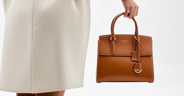 Sac à main en cuir pour femme : le style minimaliste chic.